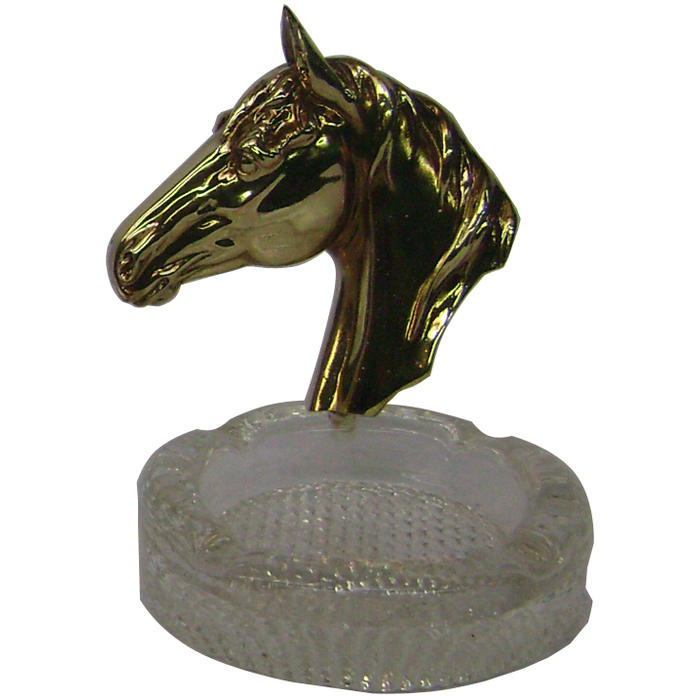 Art.2231_CENICERO con CABEZA de CABALLO Modelo CLARIS