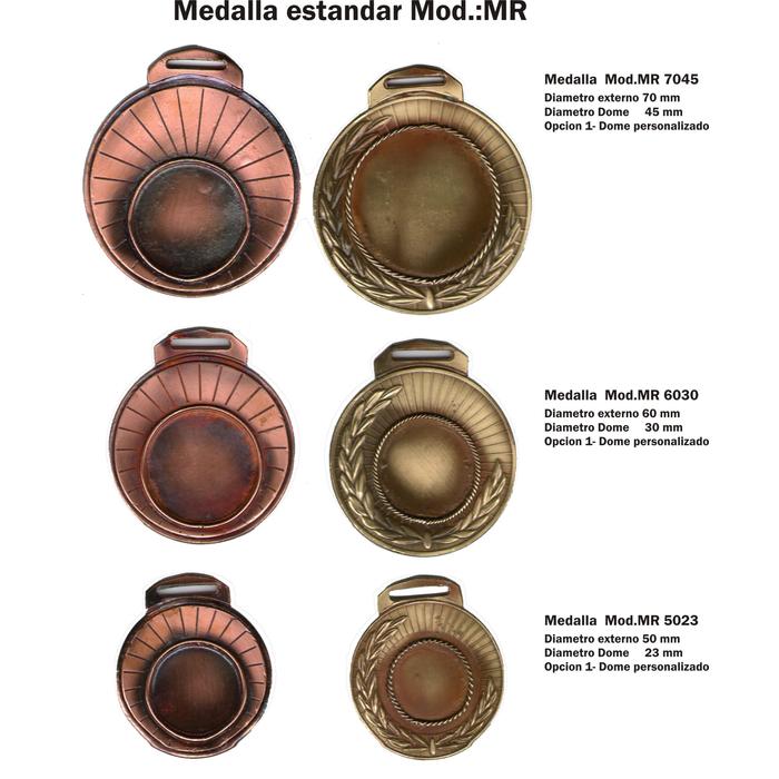 MEDALLA ESTANDAR Mod "R"