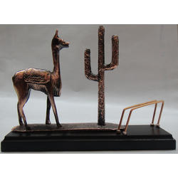 art.: 500-2712_ TARJETERO LLAMA  CHICO con CARDON MEDIANO